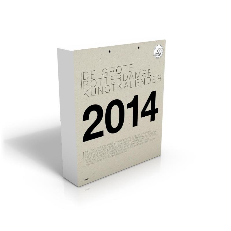 Omslag van Grote Rotterdamse kunstkalender 2014