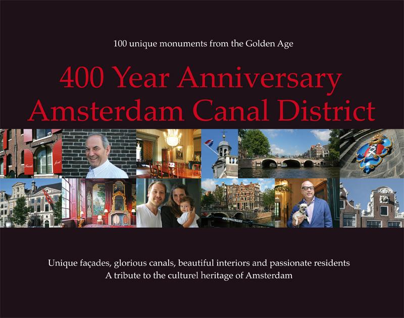 Omslag van 400 year anniversary Amsterdam canal district