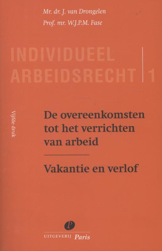 Omslag van 1 Vakantie en verlof