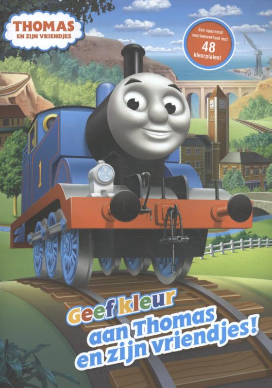 Omslag van Geef kleur aan Thomas en zijn vriendjes