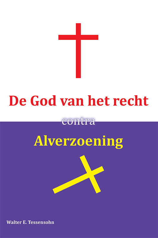 Omslag van De God van het recht contra alverzoening