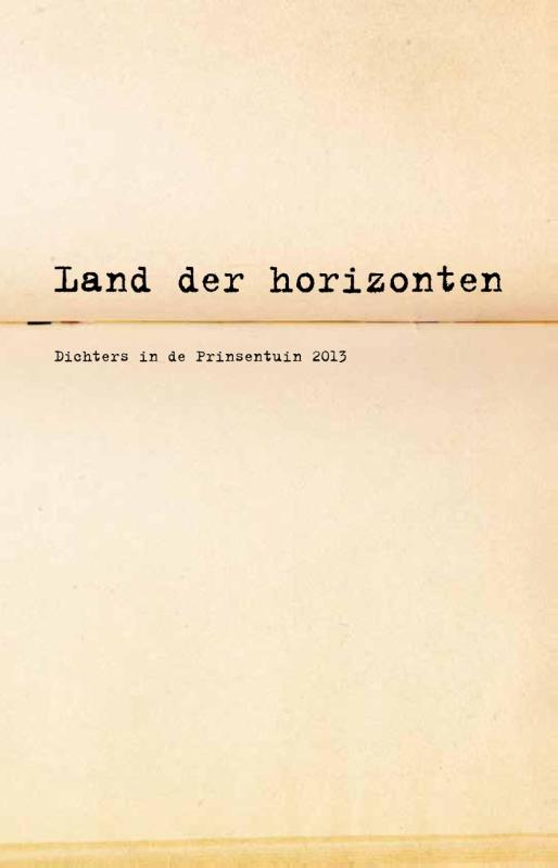 Omslag van Land der horizonten