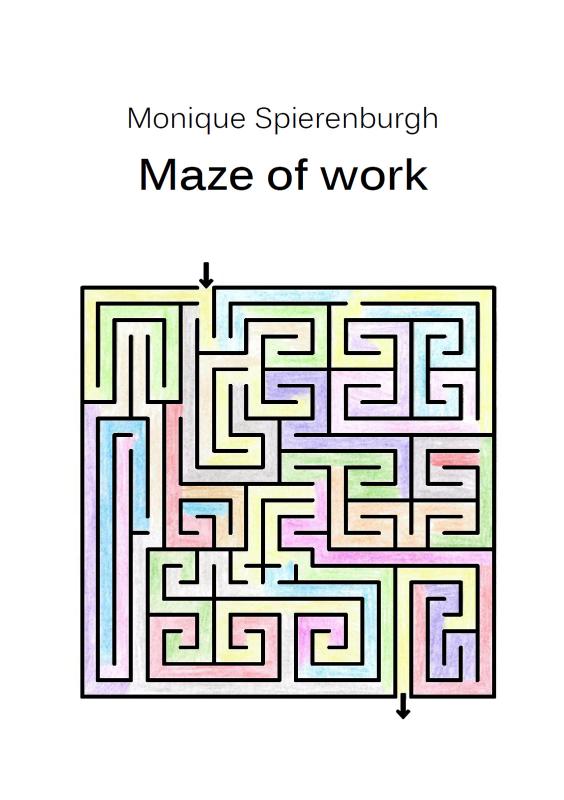 Omslag van Maze of work
