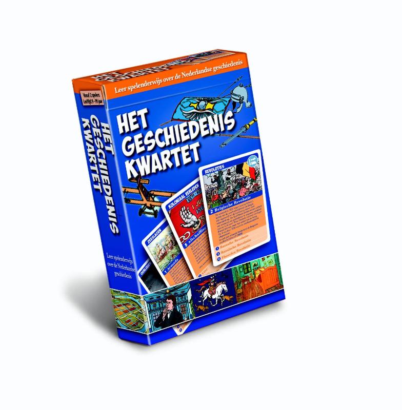 Omslag van Het geschiedeniskwartet