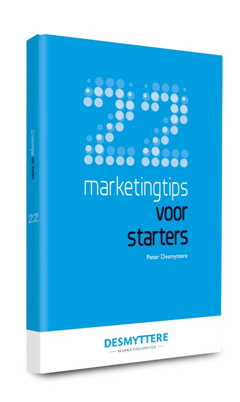 Omslag van 22 marketingtips voor starters