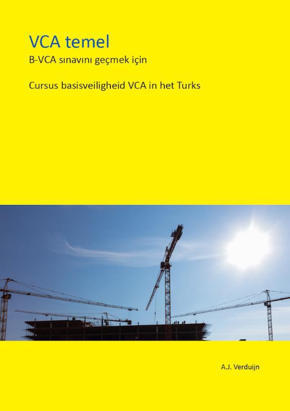 Omslag van Cursus basisveiligheid VCA in het Turks
