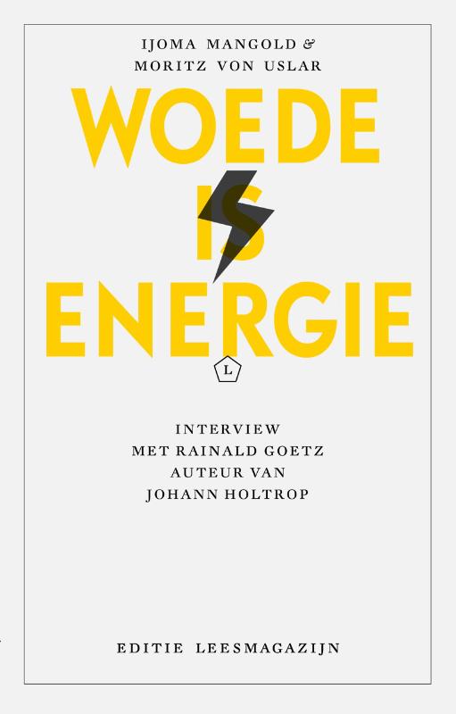 Omslag van Woede is energie
