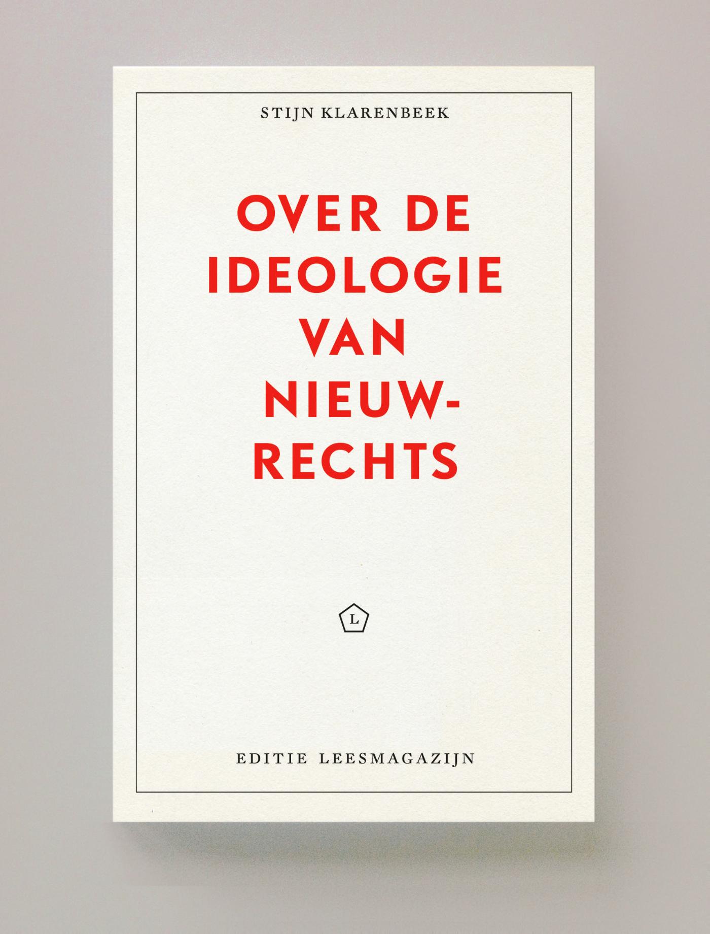 Omslag van Over de ideologie van nieuw-rechts