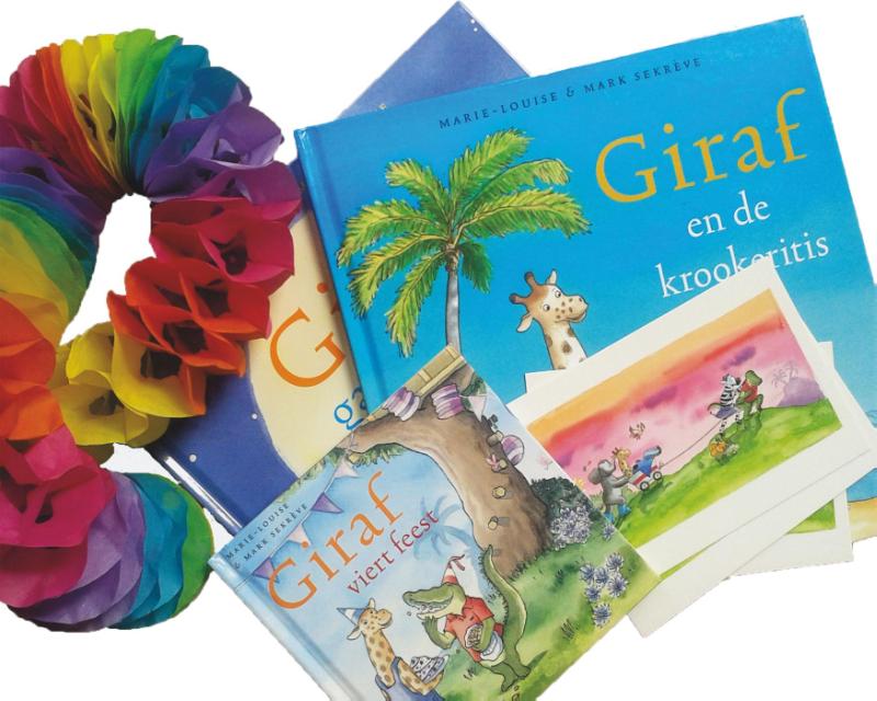 Omslag van Giraf viert feest met jou