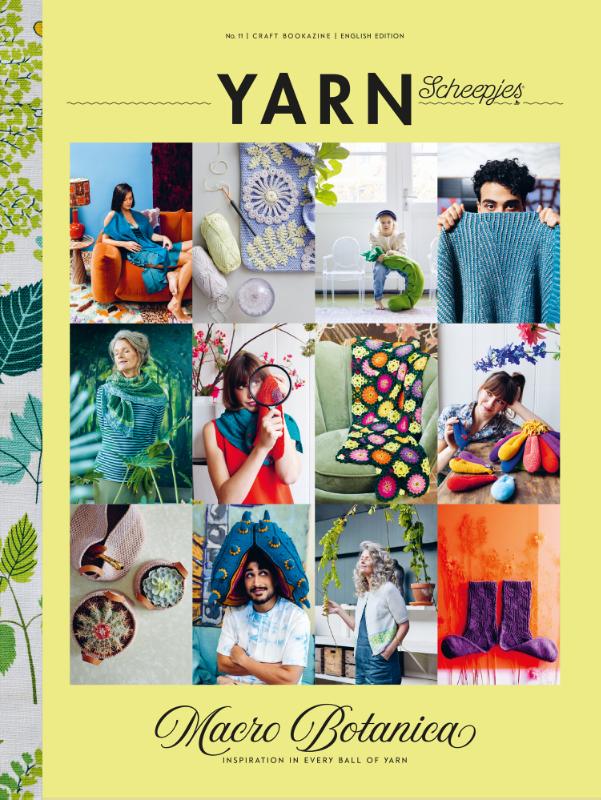 Omslag van Scheepjes YARN Bookazine 11 Macro Botanica - English