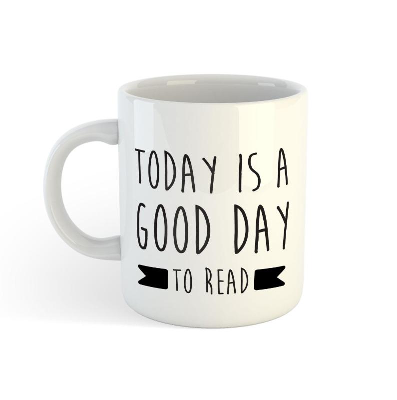 Omslag van Scelta mugs 8x today is a good day to read
