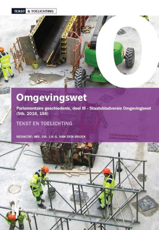 Omslag van Tekst & Toelichting Omgevingswet