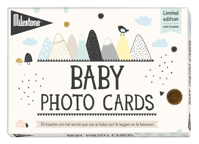 Omslag van Baby photo cards over the moon