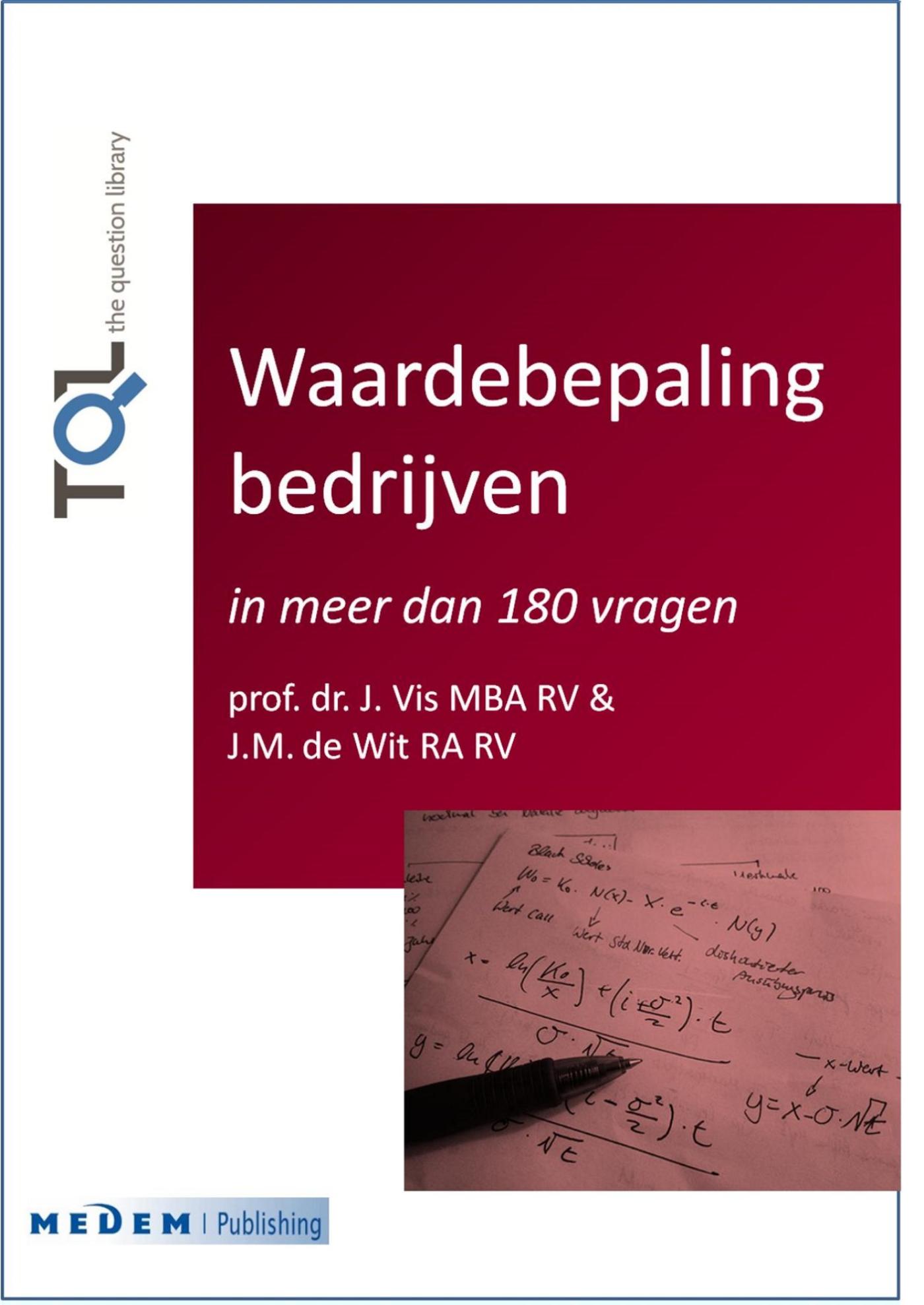 Omslag van Waardebepaling bedrijven