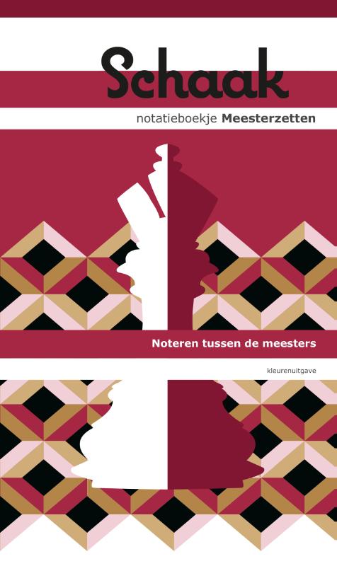 Omslag van Schaak notatieboekje meesterzetten