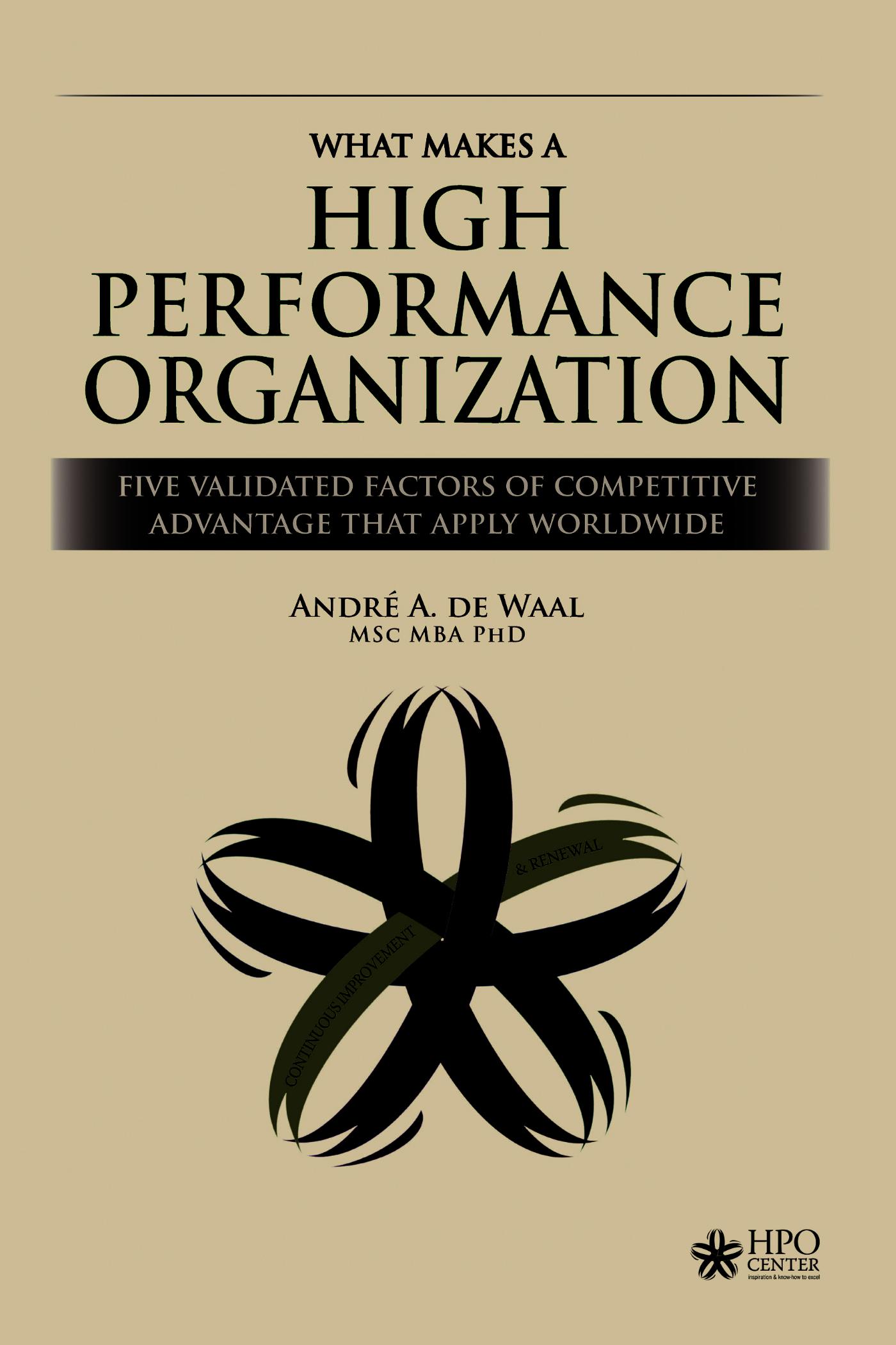 Omslag van What Makes a High Performance Organization