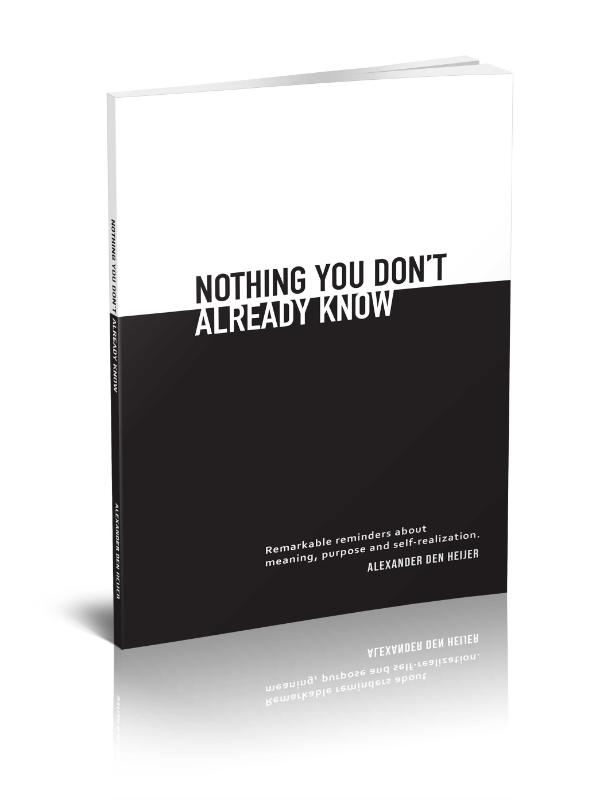 Omslag van Nothing you don't already know