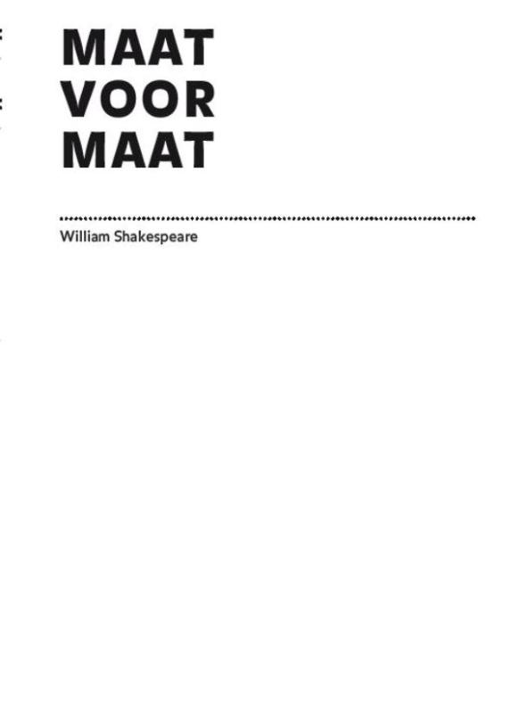 Omslag van Maat voor maat