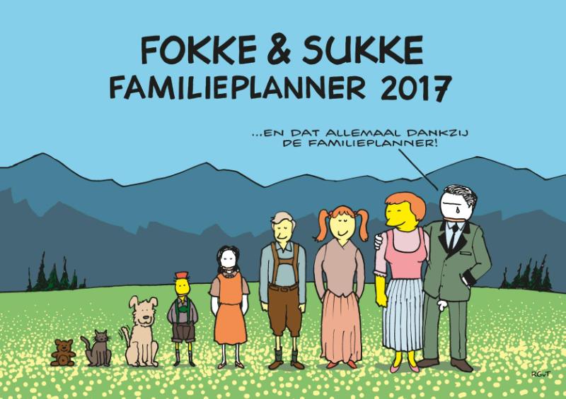 Omslag van Fokke & Sukke familieplanner 2017
