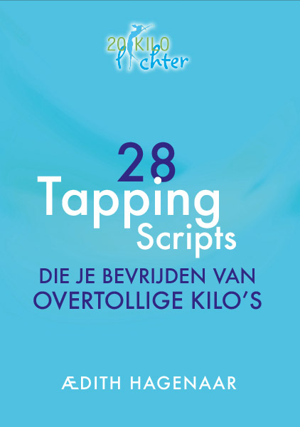 Omslag van 28 Tapping scripts die je bevrijden van overtollige kilo's