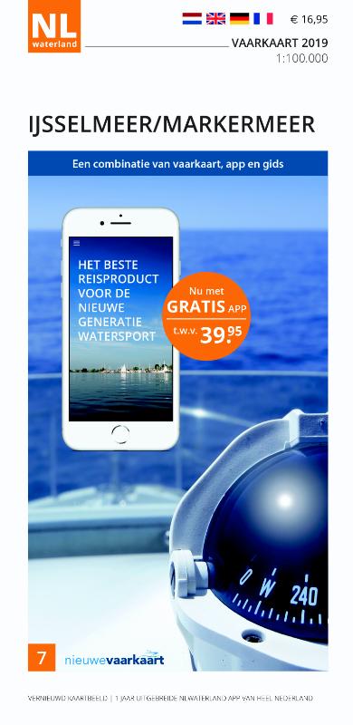Omslag van Vaarkaart IJsselmeer/Markermeer 2019