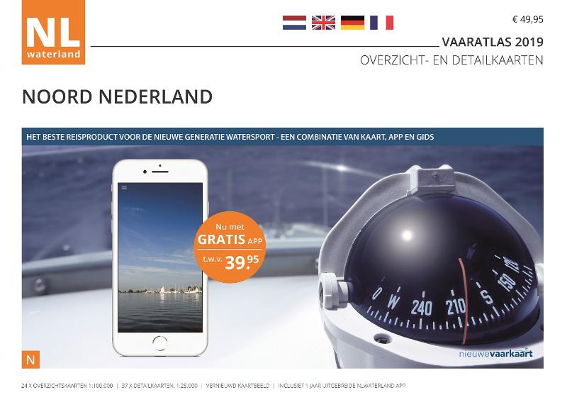 Omslag van Wateratlas Nederland Noord 2019