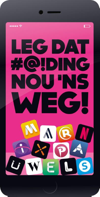 Omslag van Leg dat #@!ding nou ’ns weg!