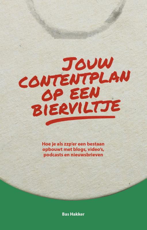Omslag van Jouw contentplan op een bierviltje
