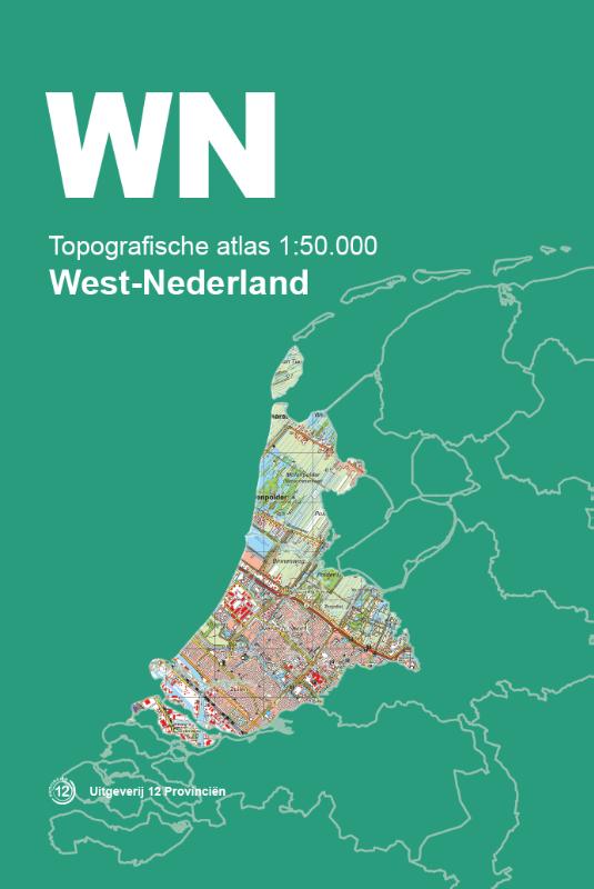 Omslag van Topografische Atlas 1:50.000 West-Nederland