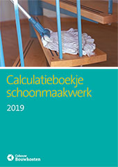Omslag van Calculatieboekje Schoonmaakwerk 2019