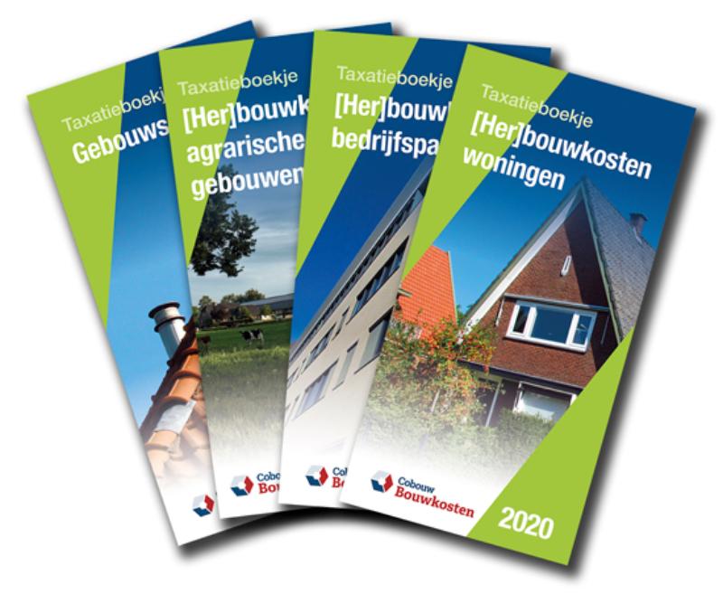 Omslag van Taxatieboekje-serie 2020 (4 boeken)