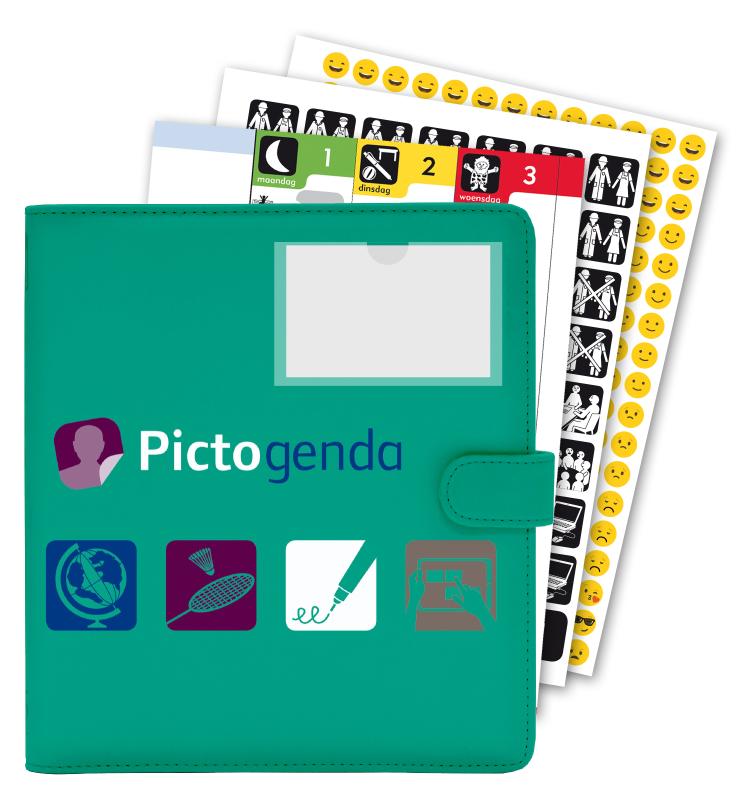 Omslag van Pictogenda compleet 2018, zeegroen