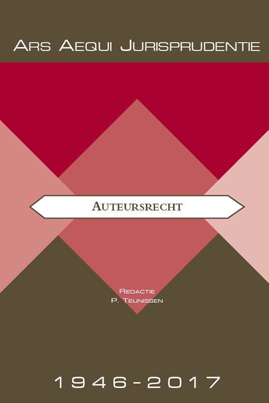 Omslag van Jurisprudentie auteursrecht 1946-2017