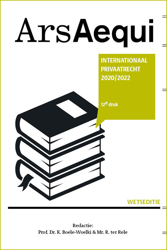 Omslag van Internationaal Privaatrecht 2020/2022