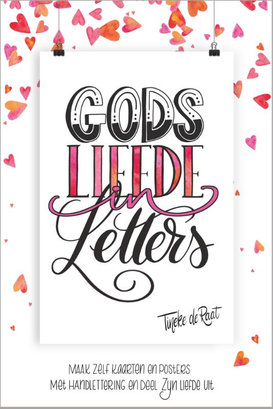 Omslag van Gods liefde in letters