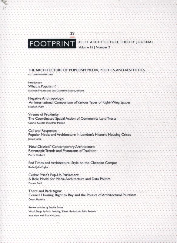 Omslag van The Architecture of Populism