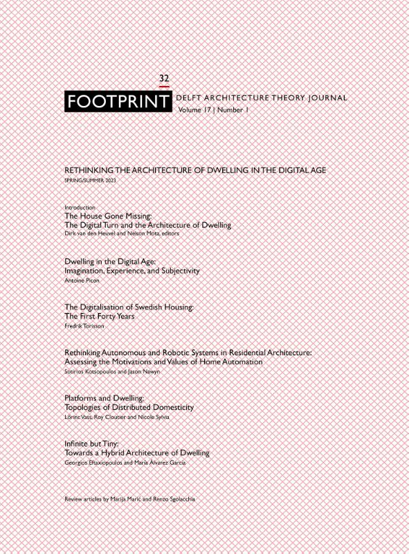 Omslag van Rethinking the Architecture of Dwelling the Digital Age