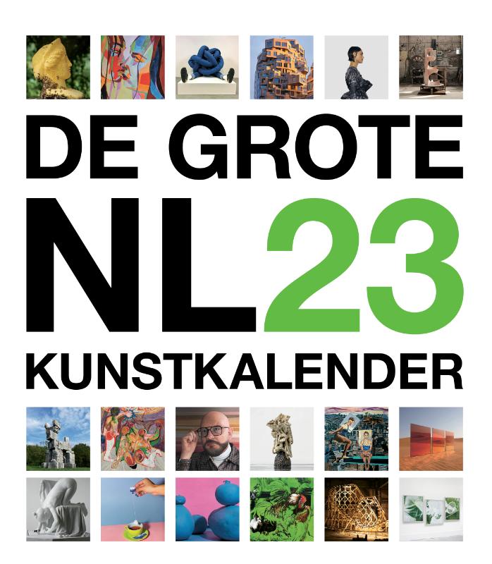 Omslag van De Grote Nederlandse Kunstkalender 2023