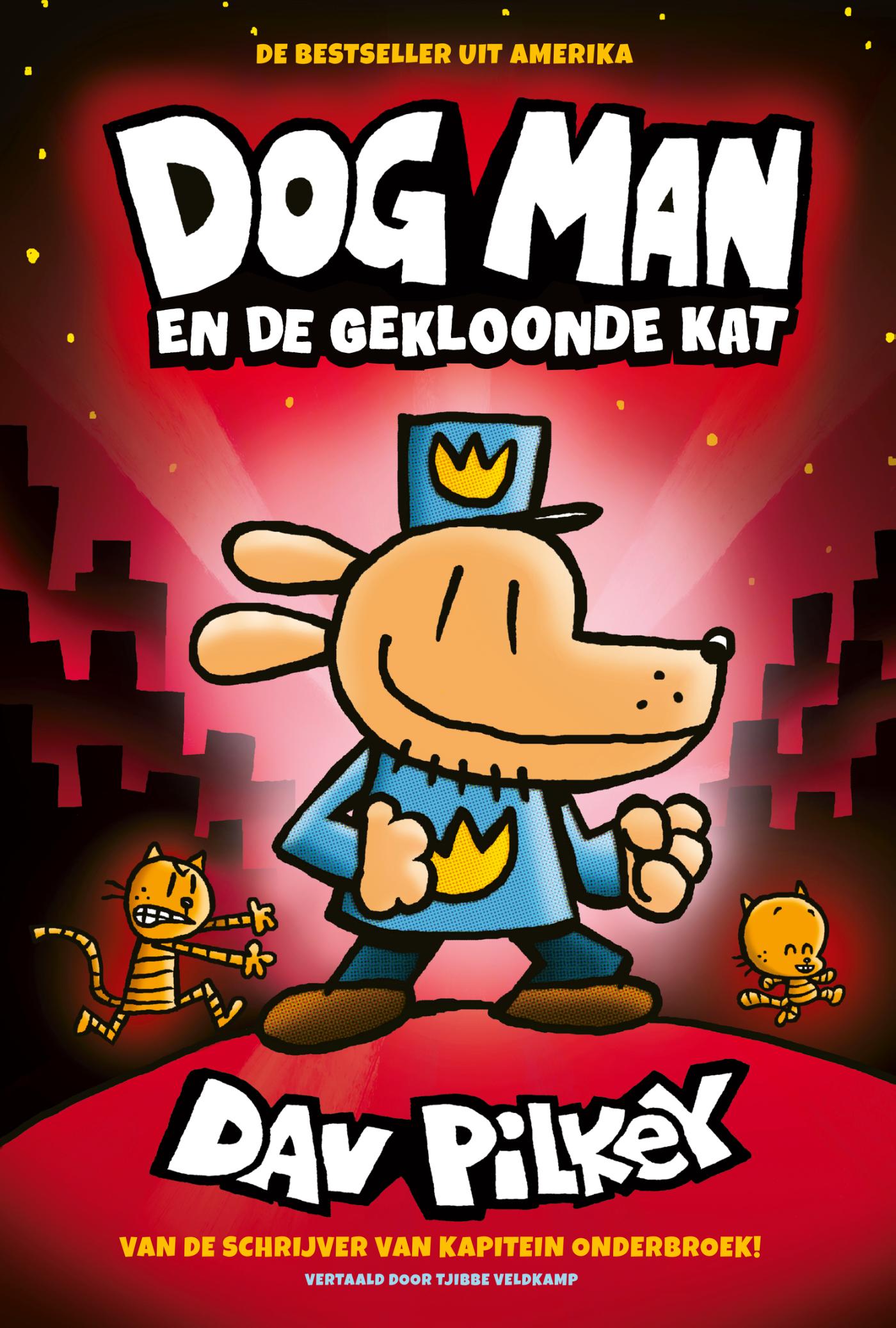 Omslag van Dog Man en de gekloonde kat