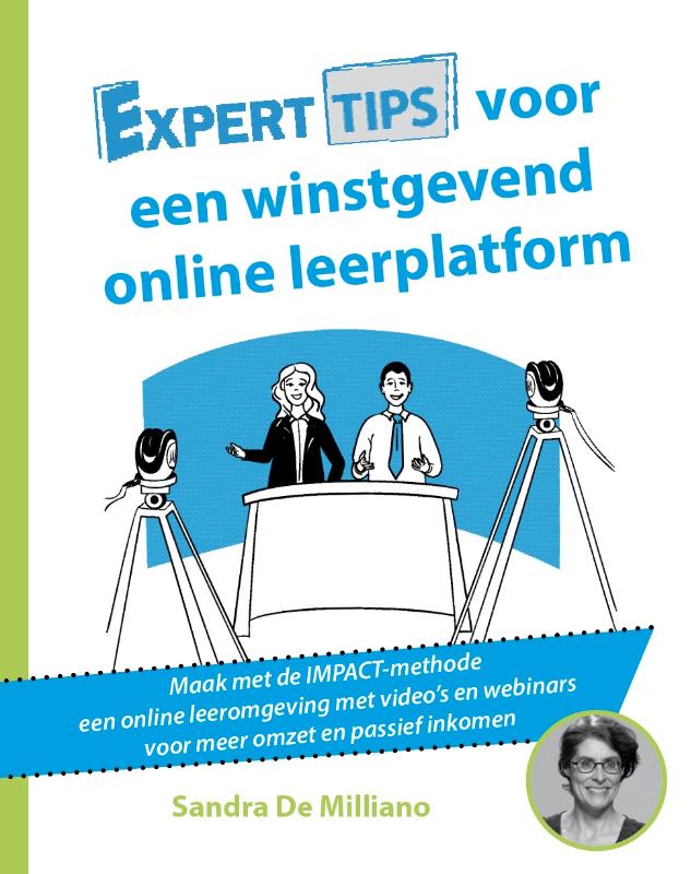 Omslag van Experttips voor een online winstgevend leerplatform