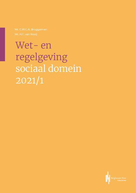 Omslag van Wet- en regelgeving sociaal domein 2021/1