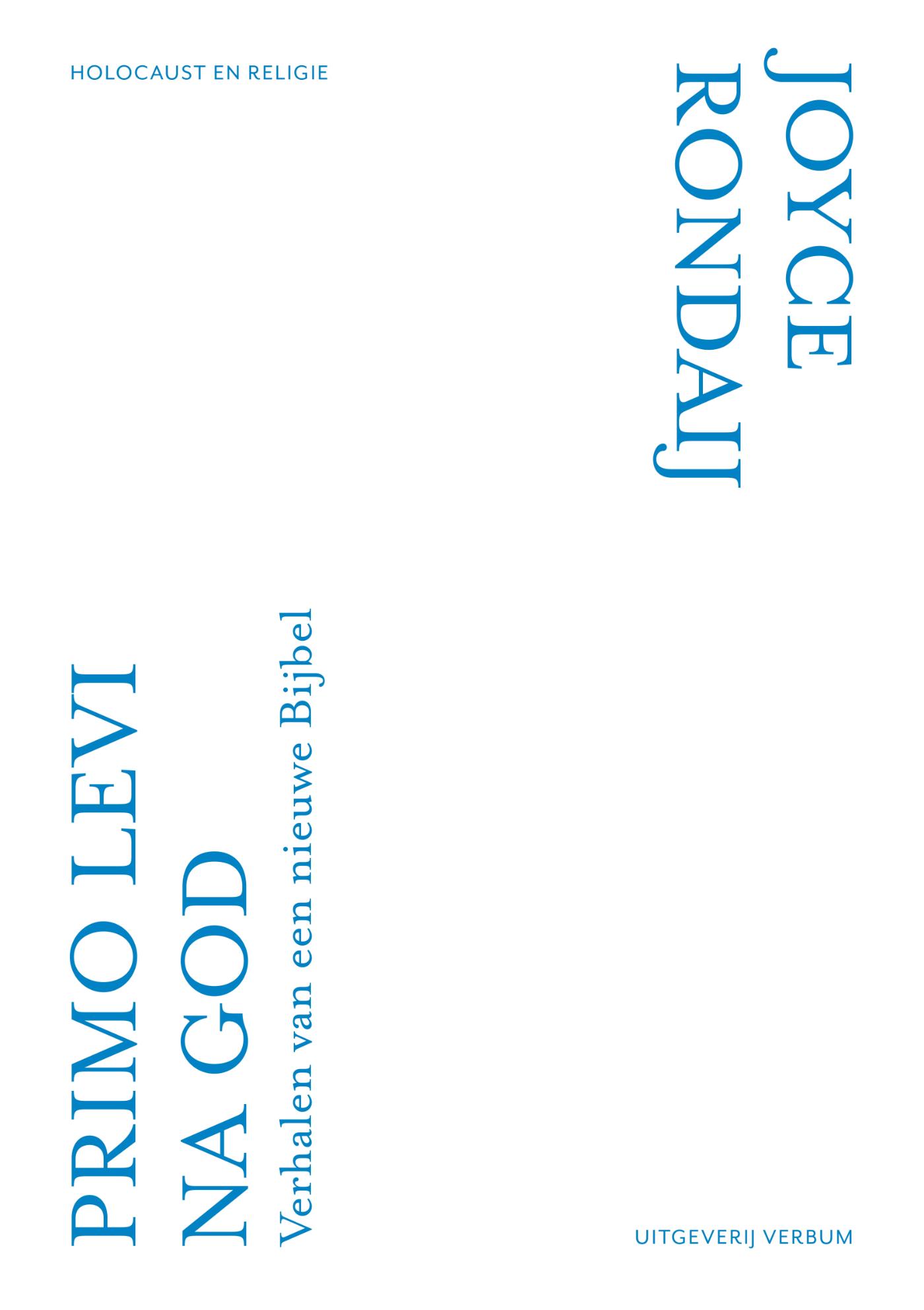 Omslag van Primo Levi na God