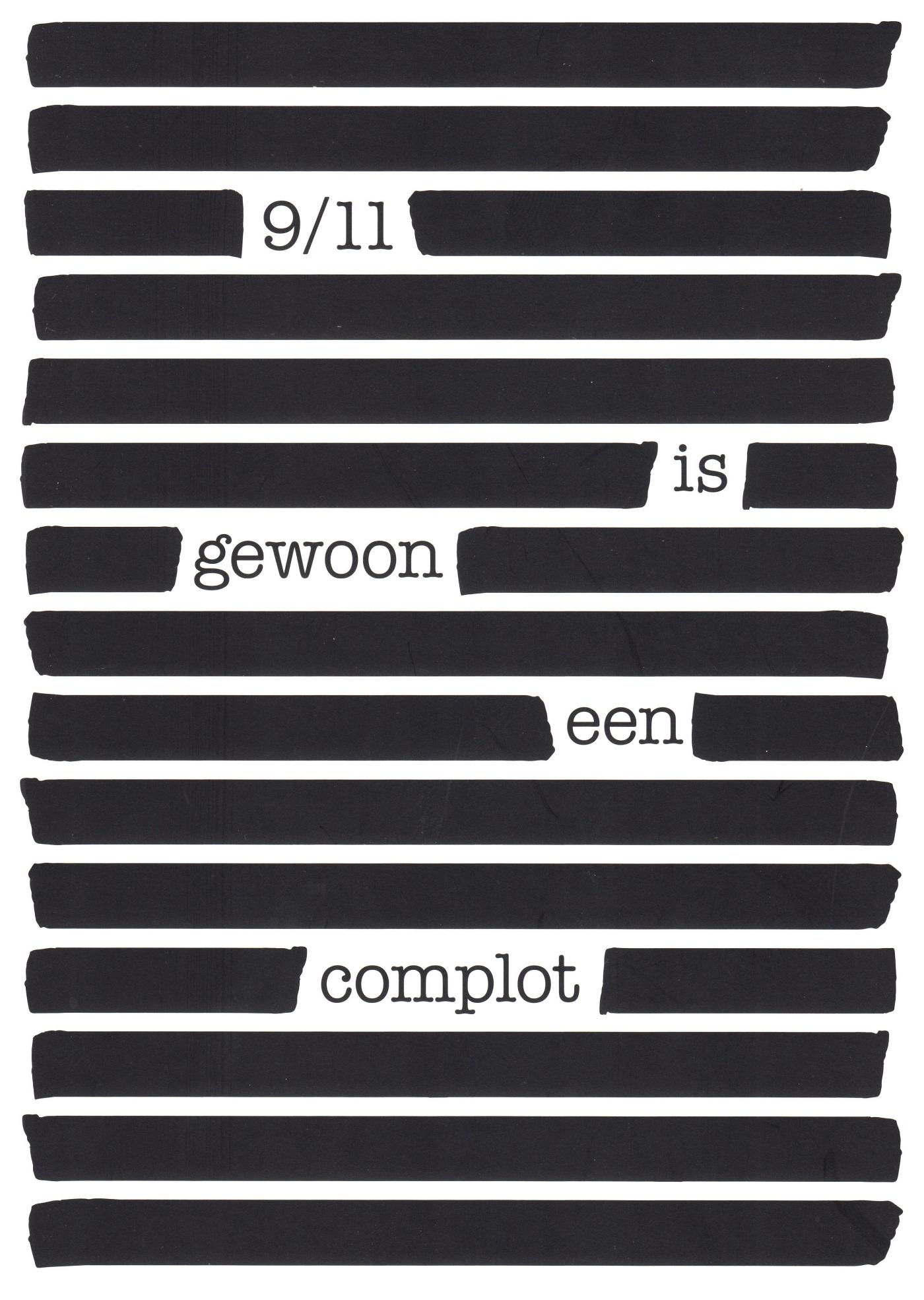 Omslag van 9/11 is gewoon een complot