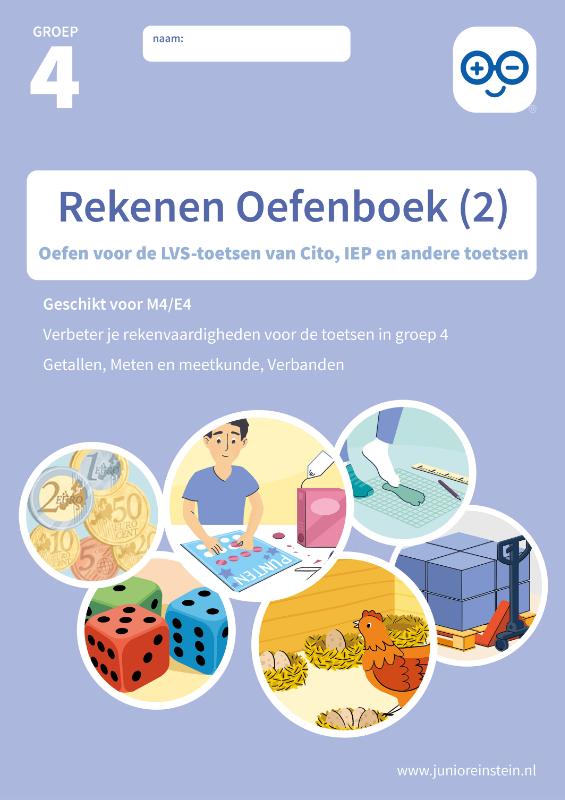 Omslag van deel 2 groep 4 Geschikt voor de LVS-toetsen van het Cito 3.0 - M4/E4