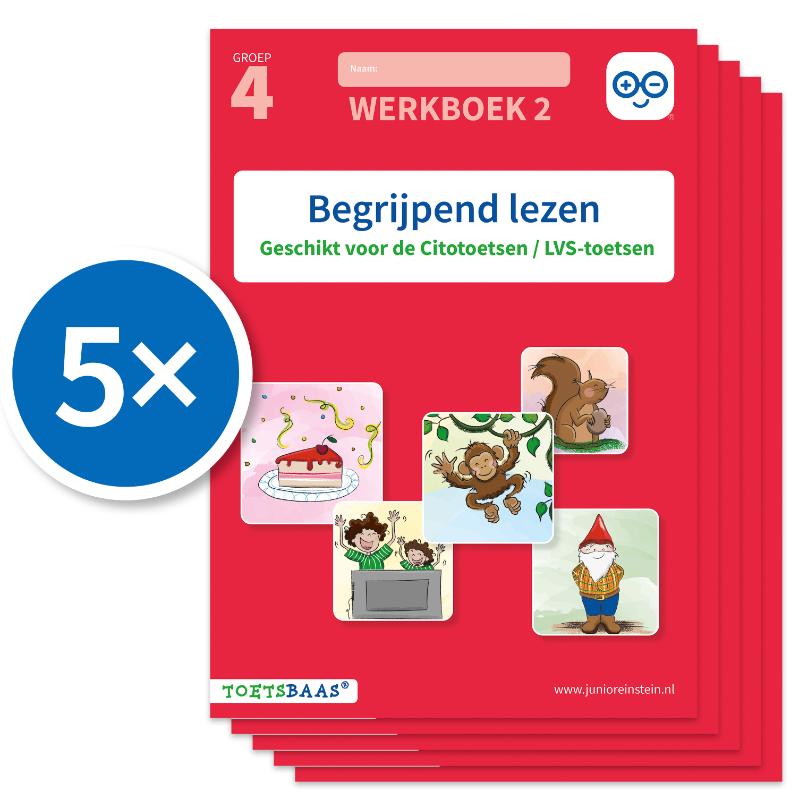 Omslag van Begrijpend lezen werkboek 2 (Set van 5)
