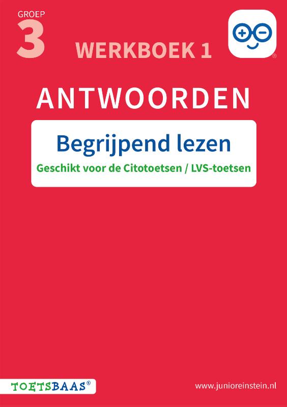 Omslag van Begrijpend lezen antwoordenboek 1