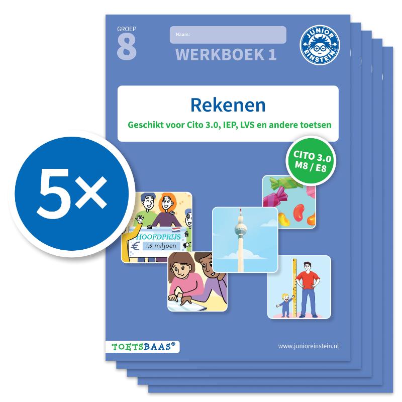 Omslag van Rekenen werkboek 1 (Set van 5)