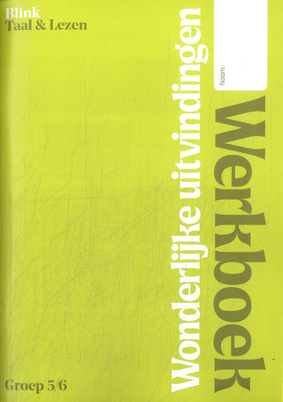 Omslag van werkboek