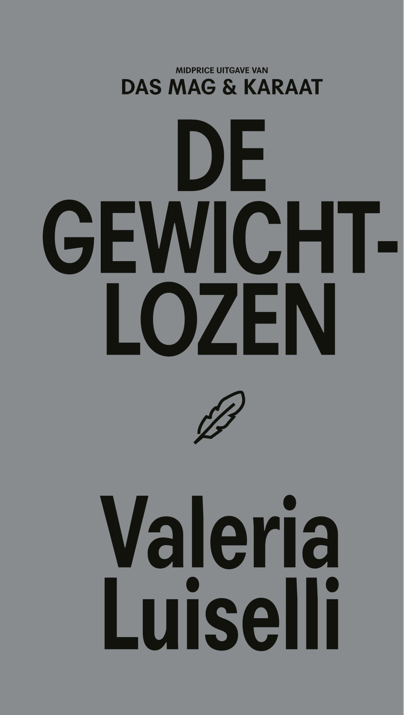 Omslag van De gewichtlozen