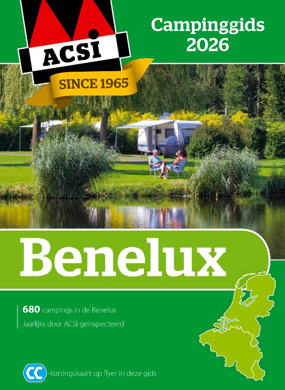 Omslag van ACSI Campinggids Benelux 2026